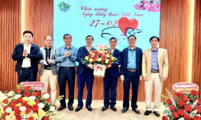 Trung tâm Y tế huyện Can Lộc xin chân thành cảm ơn quý cơ quan ban ngành, doanh nghiệp, cá nhân, tập thể đã đến chúc mừng Ngày thầy thuốc Việt Nam 27/2.
