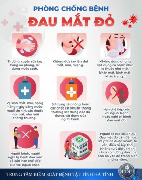 PHÒNG CHỐNG BỆNH ĐAU MẮT ĐỎ