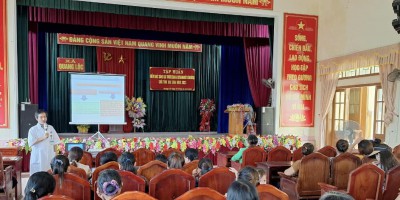 TẬP HUẤN TRUYỀN THÔNG NÂNG CAO KIẾN THỨC SÀNG LỌC TRƯỚC SINH VÀ SƠ SINH VÀ KIỂM SOÁT MẤT CÂN BẰNG GIỚI TÍNH KHI SINH