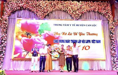 TRUNG TÂM Y TẾ CAN LỘC TỔ CHỨC HOẠT ĐỘNG SÔI NỔI CHÀO MỪNG KỶ NIỆM 93 NĂM NGÀY PHỤ NỮ VIỆT NAM (20/10/1930 - 20/10/2023)