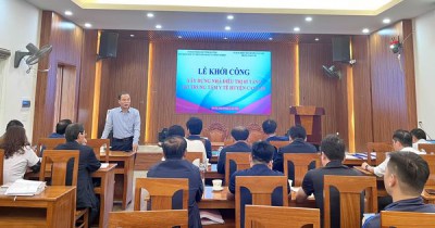 LỄ TRIỀN KHAI CÔNG TÁC THI CÔNG XÂY DỰNG NHÀ ĐIỀU TRỊ 5 TẦNG TẠI TRUNG TÂM Y TẾ CAN LỘC