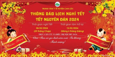Thông báo lịch nghỉ Tết Nguyên Đán 2024