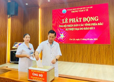 Phát động ủng hộ đồng bào bị bão lũ ở các tỉnh phía Bắc
